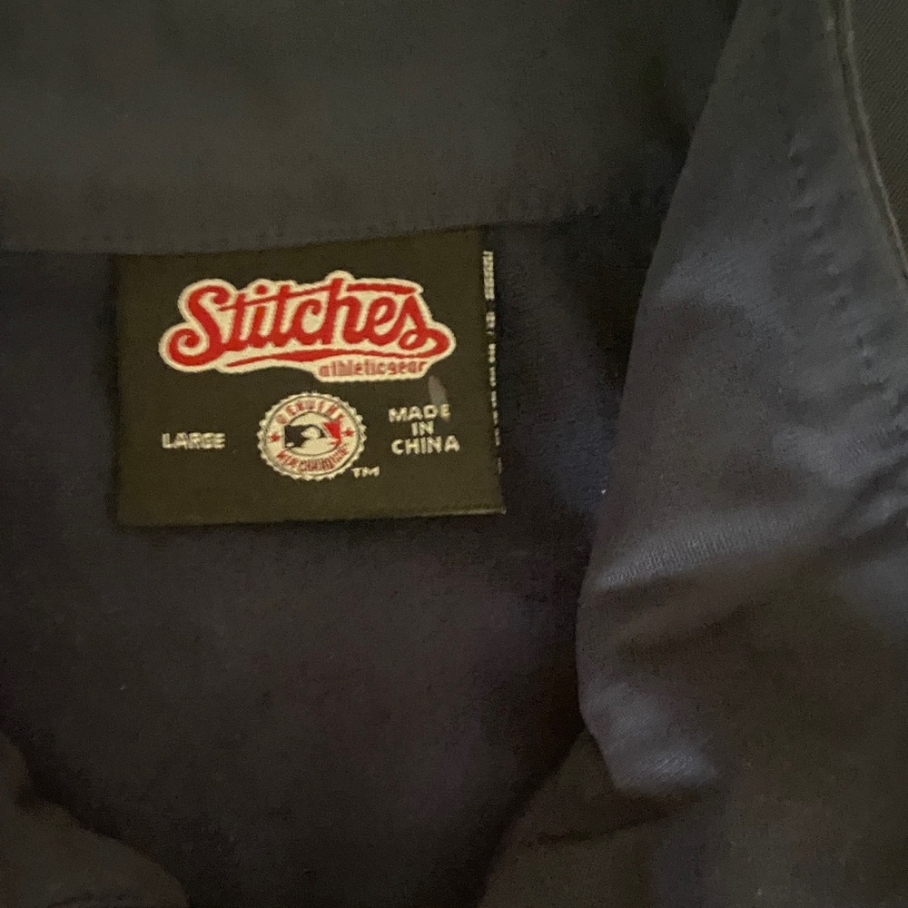 MLB Rays Dark Blue Bomber Jacket - Picture 4 of 4